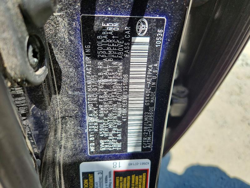Продажа на аукционе авто 2015 Toyota Avalon, vin: 4T1BK1EBXFU151606, номер лота: 55796496
