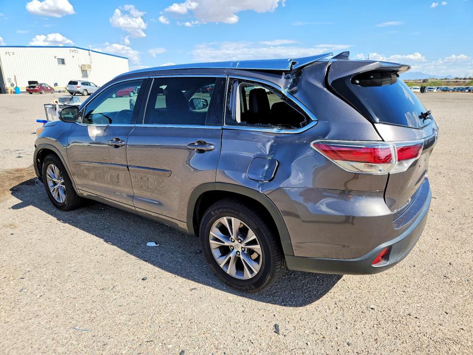 2015 Toyota Highlander მანქანა იყიდება აუქციონზე, vin: 5TDKKRFHXFS112332, აუქციონის ნომერი: 57551526