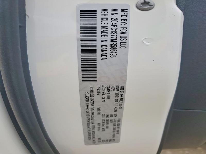 Продаж на аукціоні авто 2021 Chrysler Pacifica, vin: 2C4RC1S77MR586495, номер лоту: 56095116
