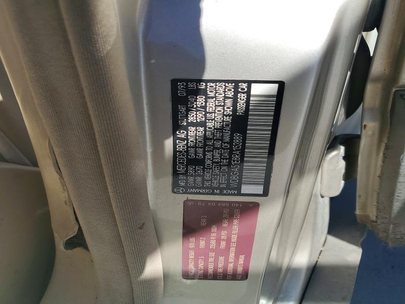 Продажа на аукционе авто 1994 Mercedes-benz S, vin: WDBGA51E8RA152889, номер лота: 57269426