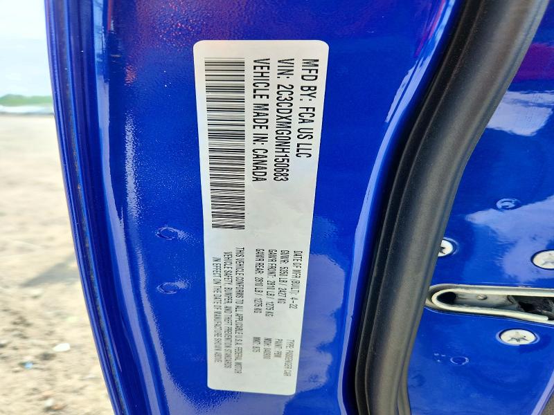 Aukcja sprzedaży 2022 Dodge Charger, vin: 2C3CDXMG0NH150683, numer aukcji: 56270876
