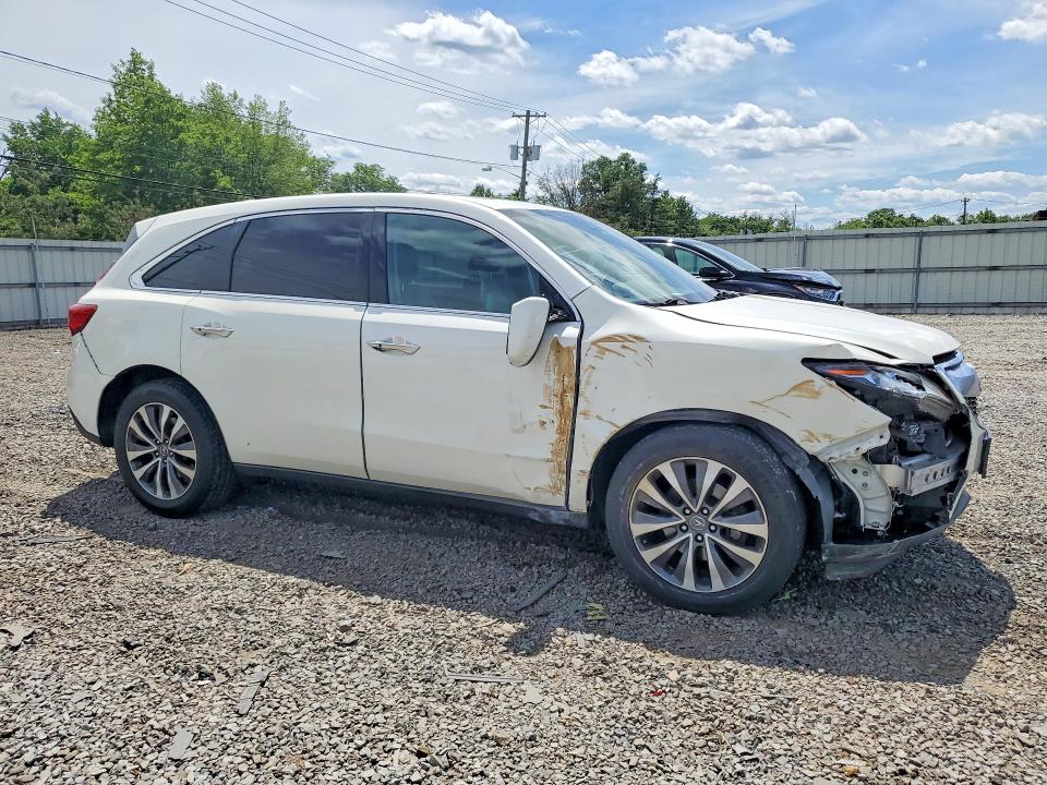 2016 Acura Mdx მანქანა იყიდება აუქციონზე, vin: 5FRYD4H40GB047125, აუქციონის ნომერი: 58180926