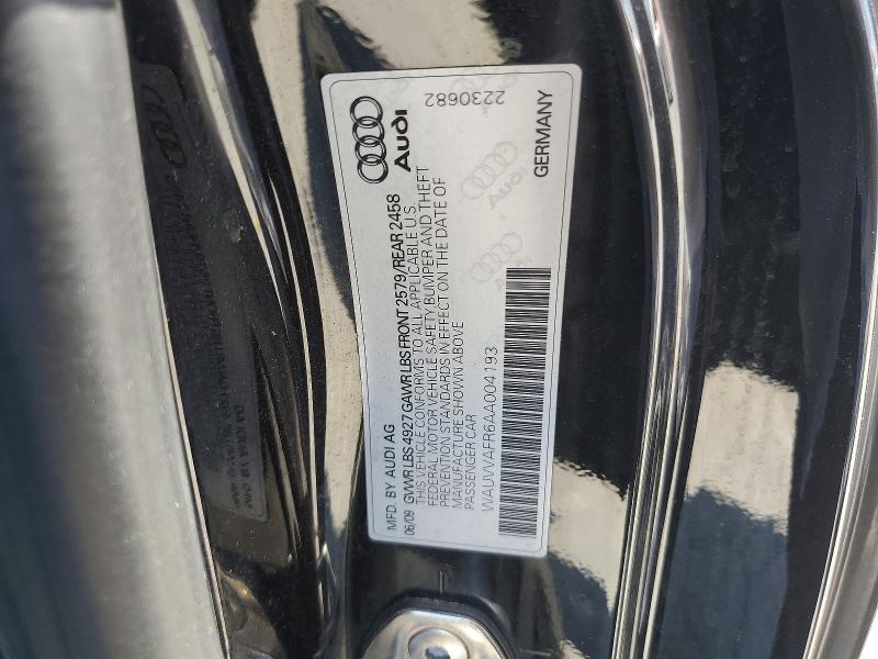 Продажа на аукционе авто 2010 Audi S5, vin: WAUVVAFR6AA004193, номер лота: 55576106