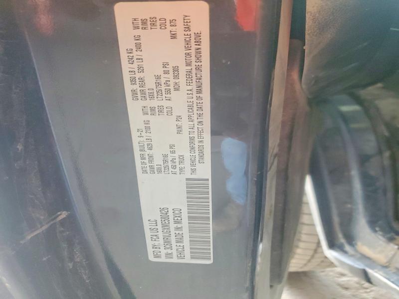 57962166 :رقم المزاد ، 3C6MRVJGXME580426 vin ، 2021 Ram Promaster 3500 مزاد بيع