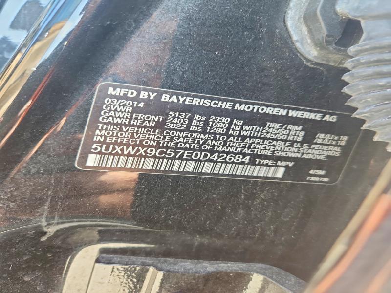 Aukcja sprzedaży 2014 Bmw X3, vin: 5UXWX9C57E0D42684, numer aukcji: 55433556
