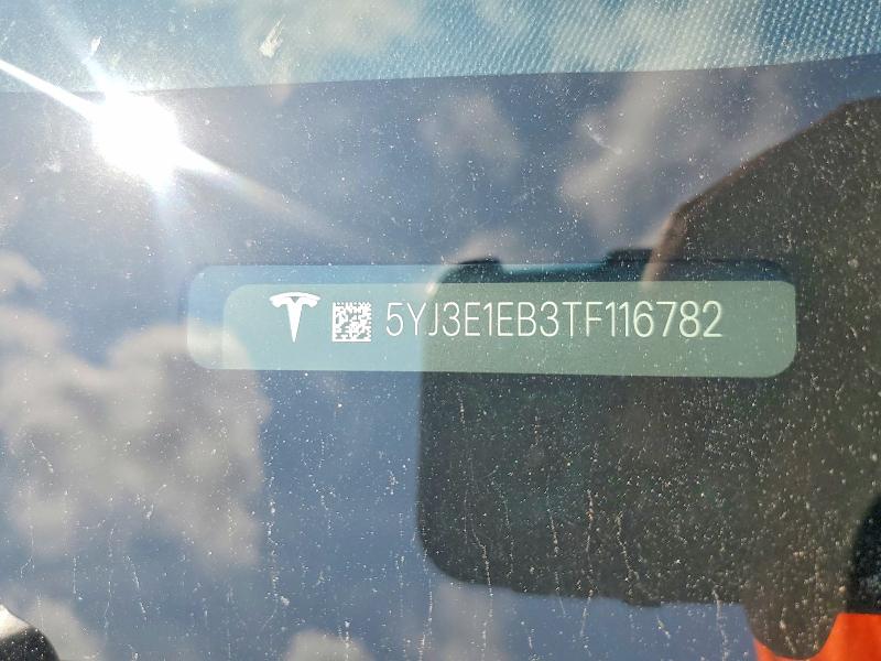 Продажа на аукционе авто 2026 Tesla Model 3, vin: 5YJ3E1EB3TF116782, номер лота: 56959576