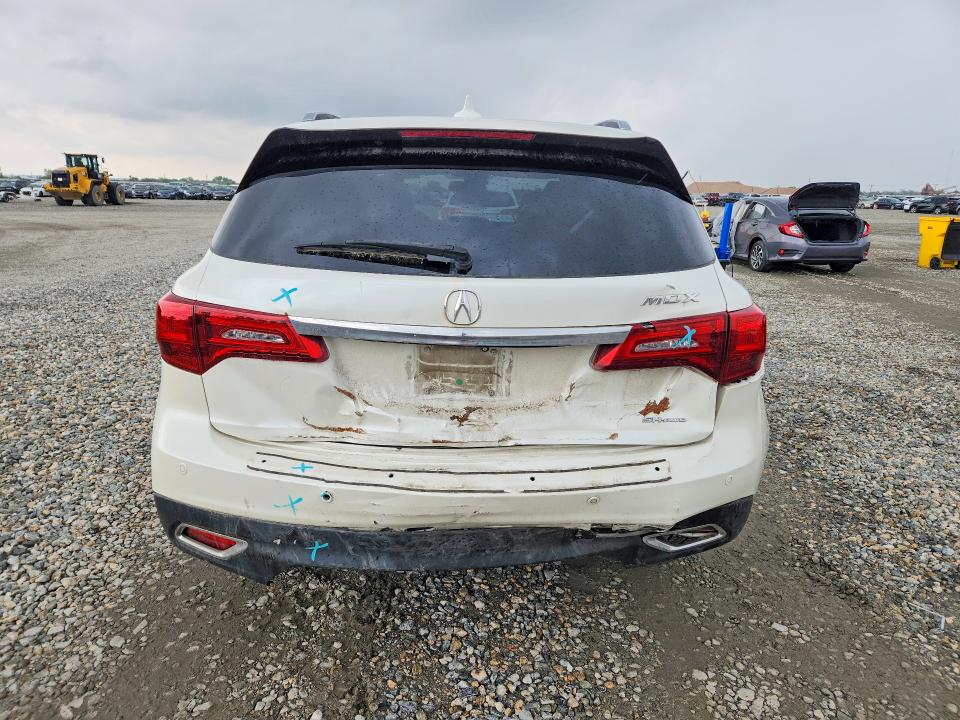 58989456 :رقم المزاد ، 5FRYD4H87FB006931 vin ، 2015 Acura Mdx مزاد بيع