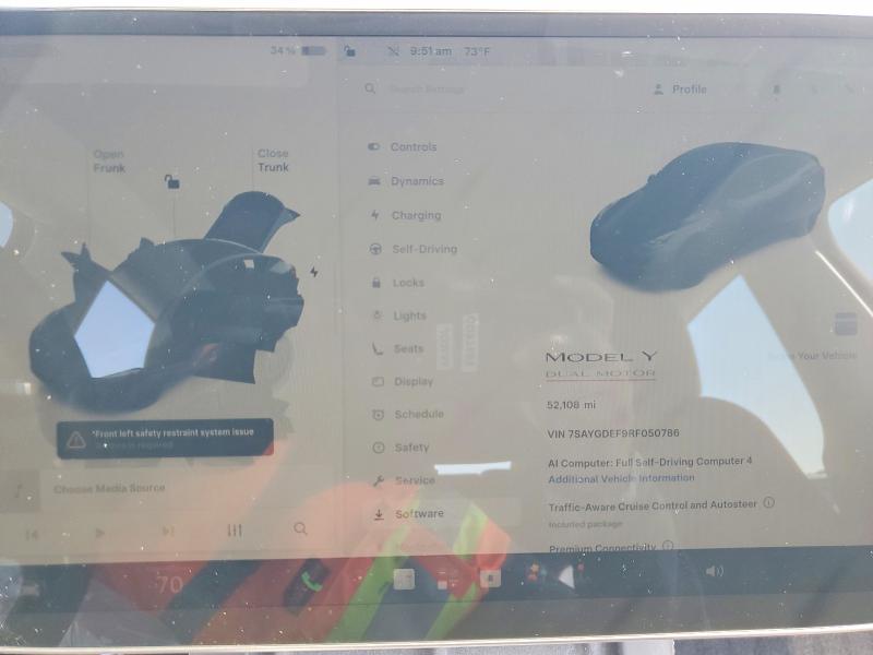 Aukcja sprzedaży 2024 Tesla Model Y, vin: 7SAYGDEF9RF050786, numer aukcji: 55466856