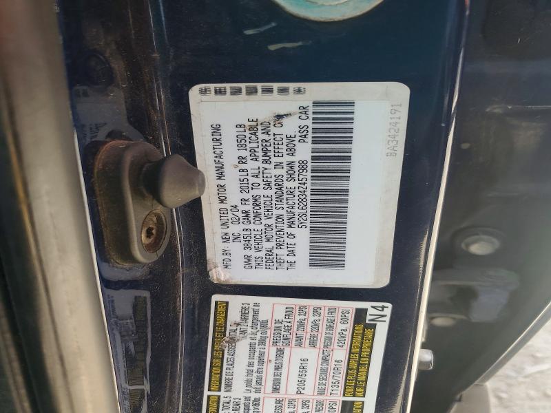 85623845 :رقم المزاد ، 5Y2SL62834Z457988 vin ، 2004 Pontiac Vibe مزاد بيع