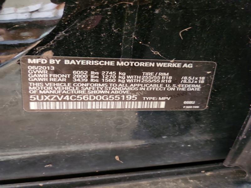 Продаж на аукціоні авто 2013 Bmw X5, vin: 5UXZV4C56D0G55195, номер лоту: 57073796