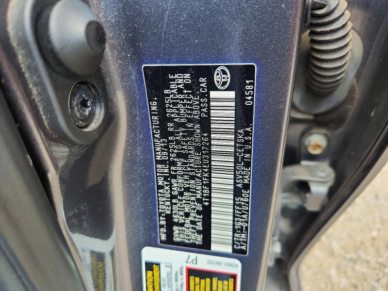 Продаж на аукціоні авто 2014 Toyota Camry, vin: 4T1BF1FK4EU317264, номер лоту: 58329296