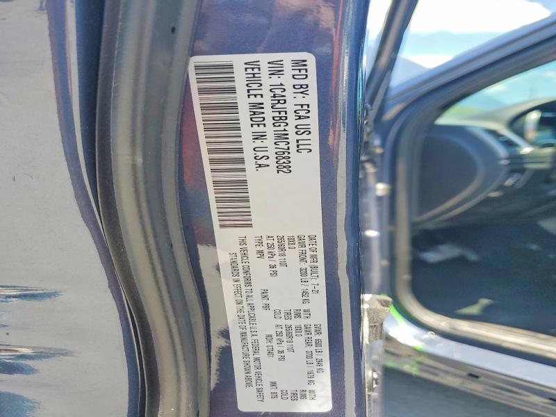 Продаж на аукціоні авто 2021 Jeep Grand Cherokee, vin: 1C4RJFBG1MC768382, номер лоту: 56136146