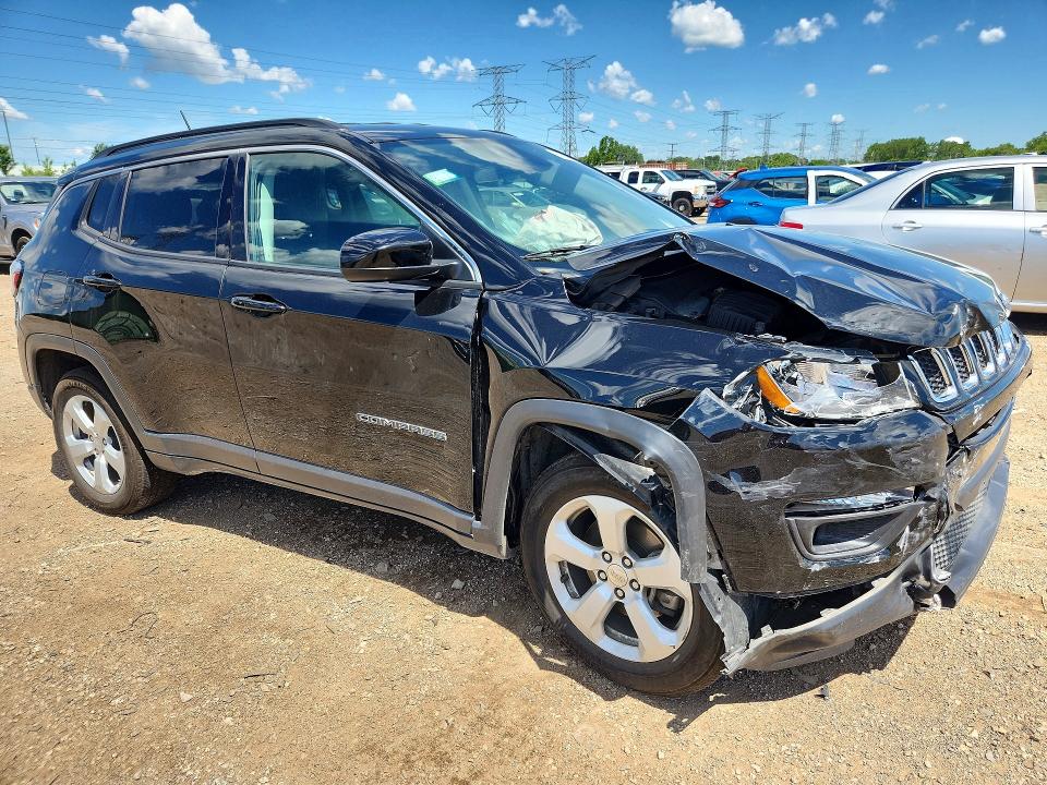 57249876 :رقم المزاد ، 3C4NJDBB1MT544069 vin ، 2021 Jeep Compass مزاد بيع