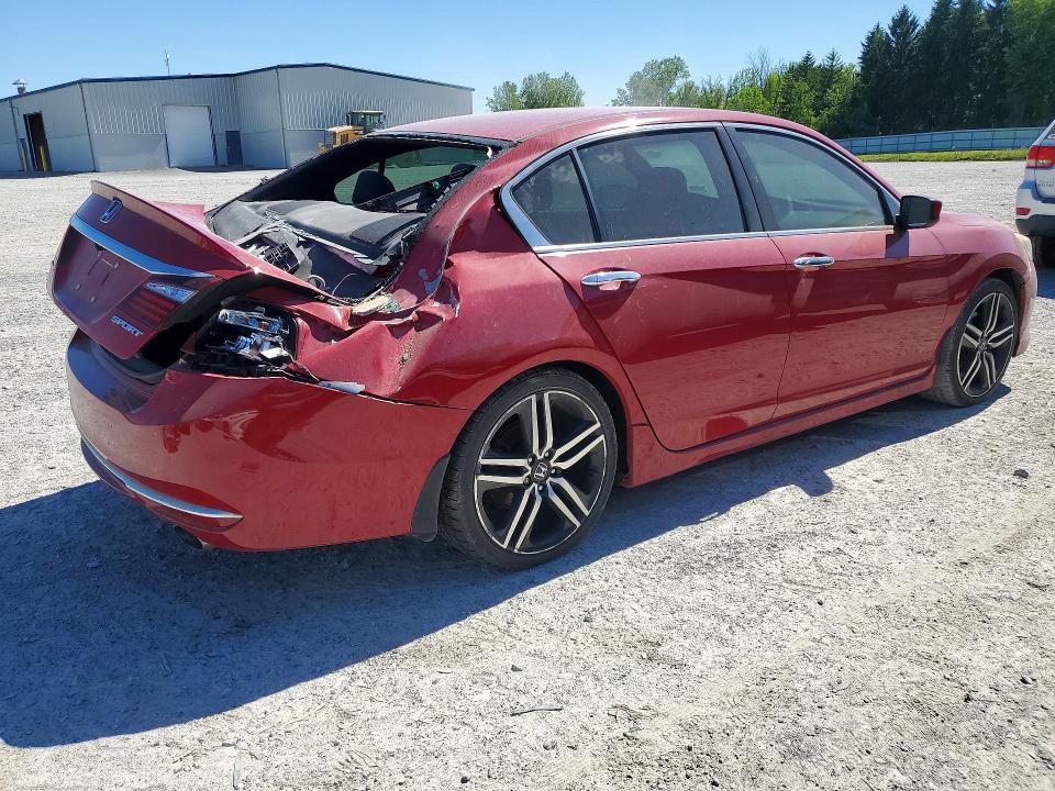 55635496 :رقم المزاد ، 1HGCR2F51GA204393 vin ، 2016 Honda Accord مزاد بيع