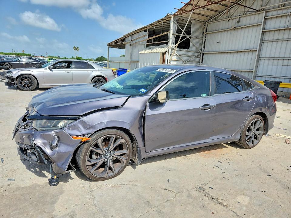 Auction sale of the 2020 Honda Civic, vin: 19XFC2F80LE022330, lot number: 59538336