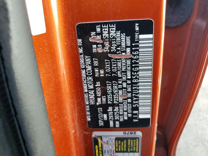 Продажа на аукционе авто 2014 Hyundai Santa Fe Sport, vin: 5XYZU3LB5EG126611, номер лота: 56535546