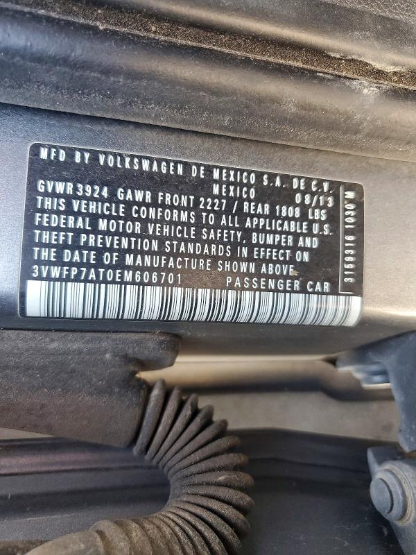 59061636 :رقم المزاد ، 3VWFP7AT0EM606701 vin ، 2014 Volkswagen Beetle مزاد بيع