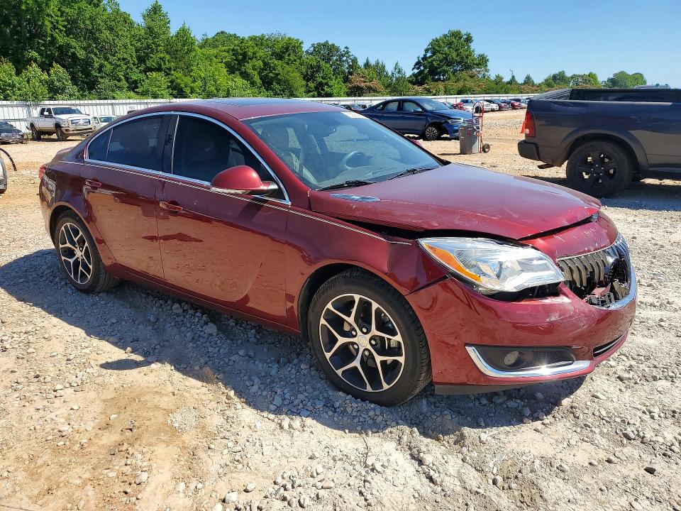 55894786 :رقم المزاد ، 2G4GL5EXXH9136142 vin ، 2017 Buick Regal مزاد بيع