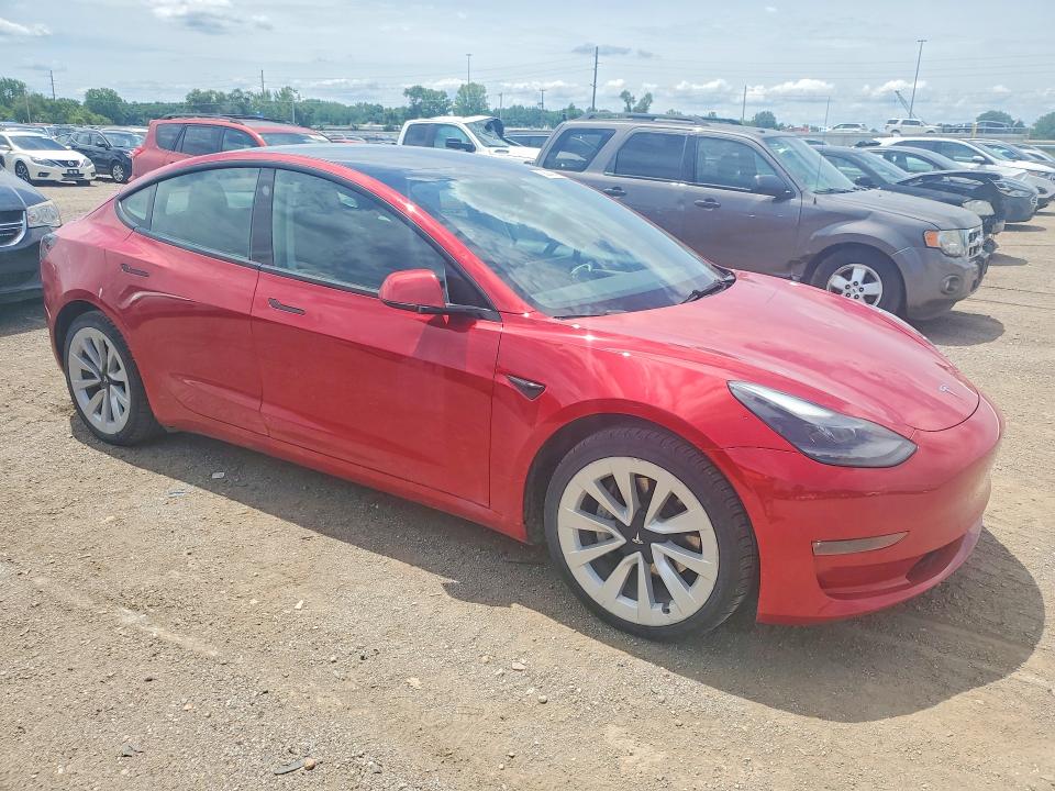 Продажа на аукционе авто 2022 Tesla Model 3, vin: 5YJ3E1EB0NF185576, номер лота: 58240426