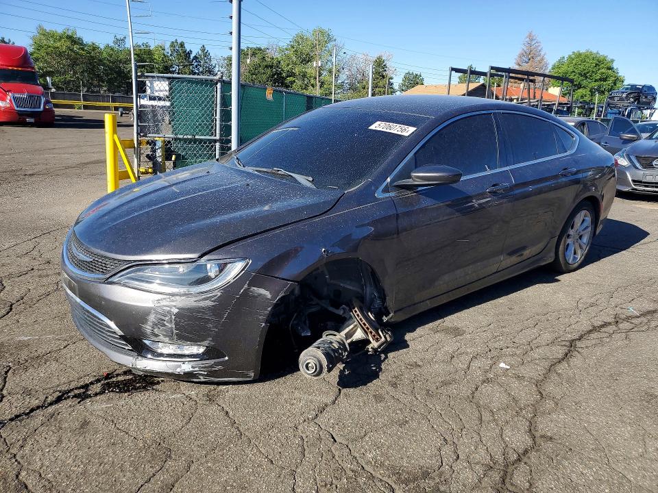 57060756 :رقم المزاد ، 1C3CCCAB7FN502803 vin ، 2015 Chrysler 200 مزاد بيع
