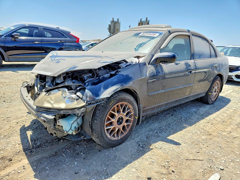 52259456 :رقم المزاد ، JHMES26752S000727 vin ، 2002 Honda Civic مزاد بيع