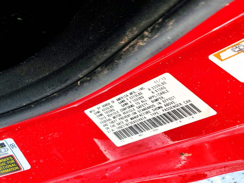 Aukcja sprzedaży 2014 Honda Accord, vin: 1HGCT1B73EA004874, numer aukcji: 55566596