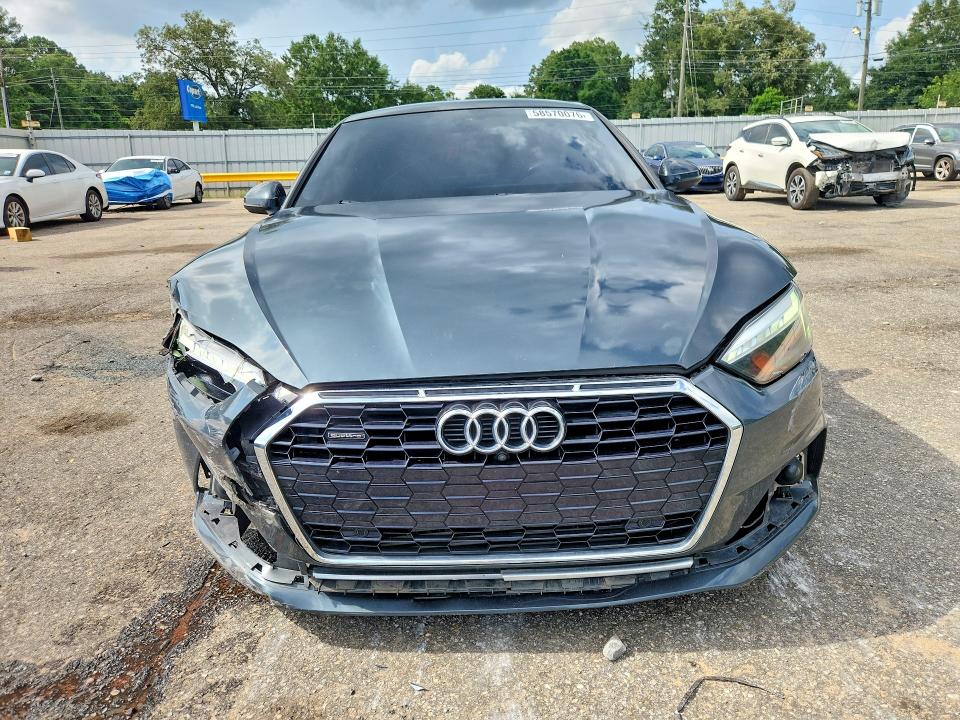 2021 Audi A5 მანქანა იყიდება აუქციონზე, vin: WAUCBCF51MA062290, აუქციონის ნომერი: 58570076