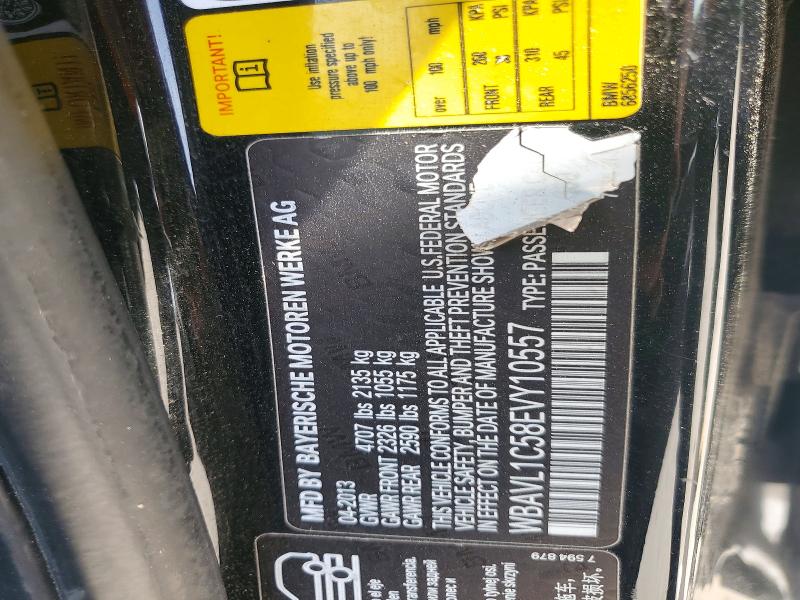Продажа на аукционе авто 2014 Bmw X1, vin: WBAVL1C58EVY10557, номер лота: 55331266