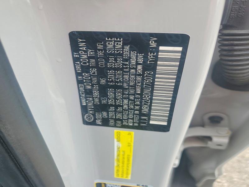 2022 Hyundai Kona მანქანა იყიდება აუქციონზე, vin: KM8K22AB0NU776073, აუქციონის ნომერი: 56601956