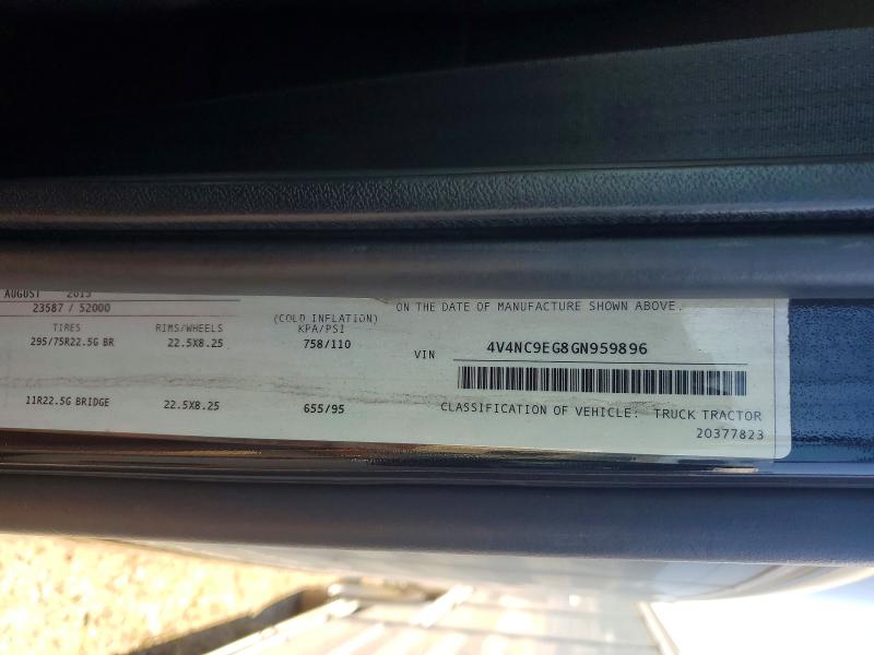 Aukcja sprzedaży 2016 Volvo Vnl, vin: 4V4NC9EG8GN959896, numer aukcji: 56373296