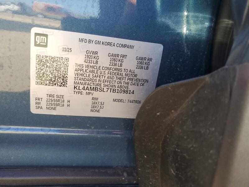 57080706 :رقم المزاد ، KL4AMBSL7TB109814 vin ، 2026 Buick Encore Gx مزاد بيع