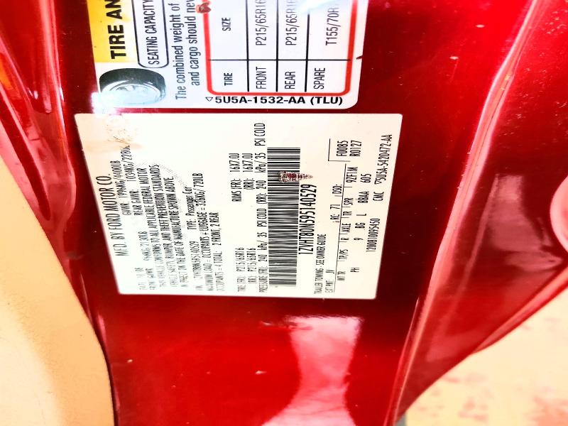 2009 Ford Mustang მანქანა იყიდება აუქციონზე, vin: 1ZVHT80N595140529, აუქციონის ნომერი: 58114446
