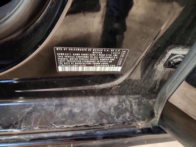 57836596 :رقم المزاد ، 3VWLP7AJ1DM413425 vin ، 2013 Volkswagen Jetta مزاد بيع