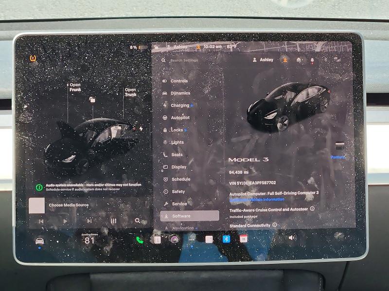 Aukcja sprzedaży 2023 Tesla Model 3, vin: 5YJ3E1EA3PF587702, numer aukcji: 49457996
