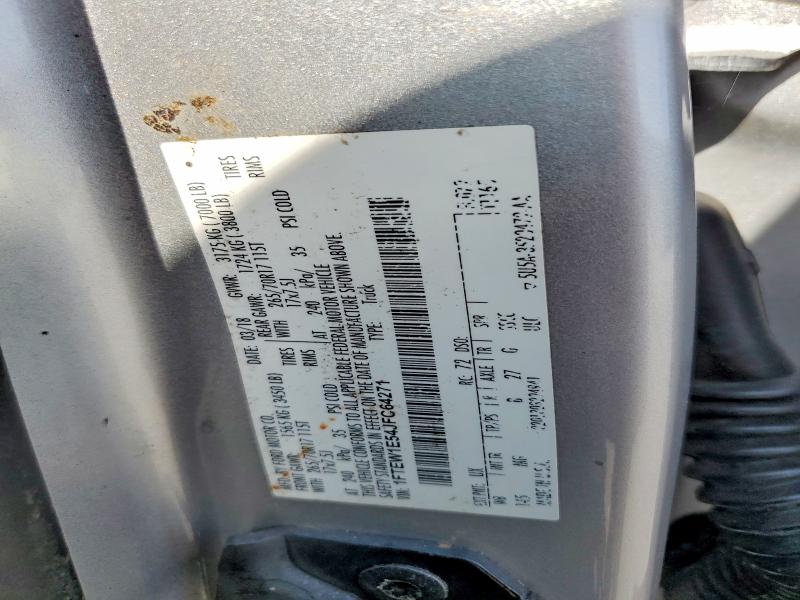 Продажа на аукционе авто 2018 Ford F150, vin: 1FTEW1E54JFC64271, номер лота: 55741986