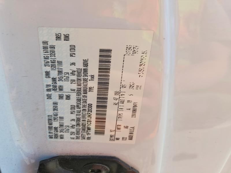 Aukcja sprzedaży 2018 Ford F150, vin: 1FTMF1CB1JKF20300, numer aukcji: 55978006