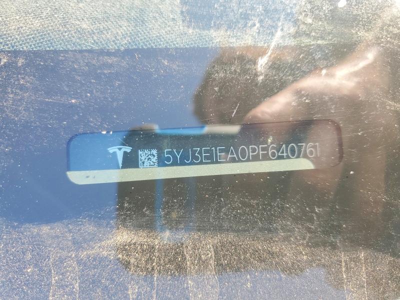 55397306 :رقم المزاد ، 5YJ3E1EA0PF640761 vin ، 2023 Tesla Model 3 مزاد بيع