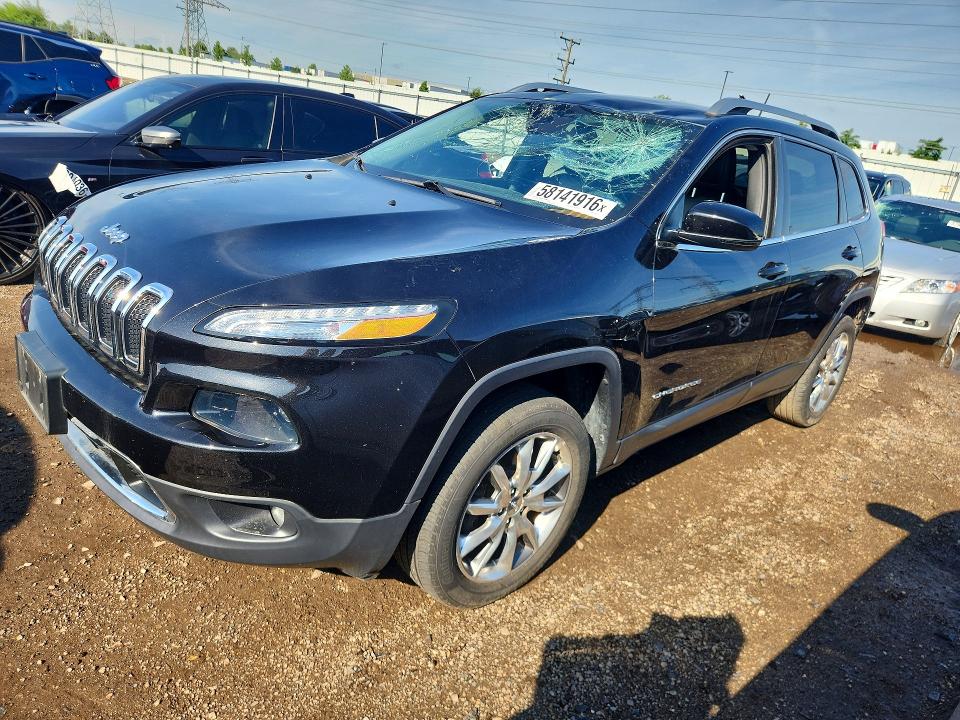 2014 Jeep Cherokee მანქანა იყიდება აუქციონზე, vin: 1C4PJLDS4EW118341, აუქციონის ნომერი: 58141916
