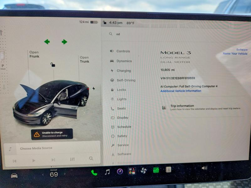 Aukcja sprzedaży 2024 Tesla Model 3, vin: 5YJ3E1EB8RF819559, numer aukcji: 56516256