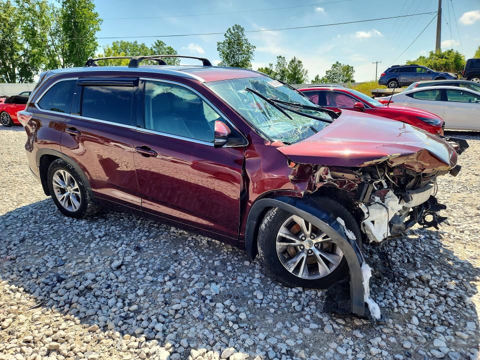 Продаж на аукціоні авто 2015 Toyota Highlander, vin: 5TDJKRFH4FS119076, номер лоту: 58783616