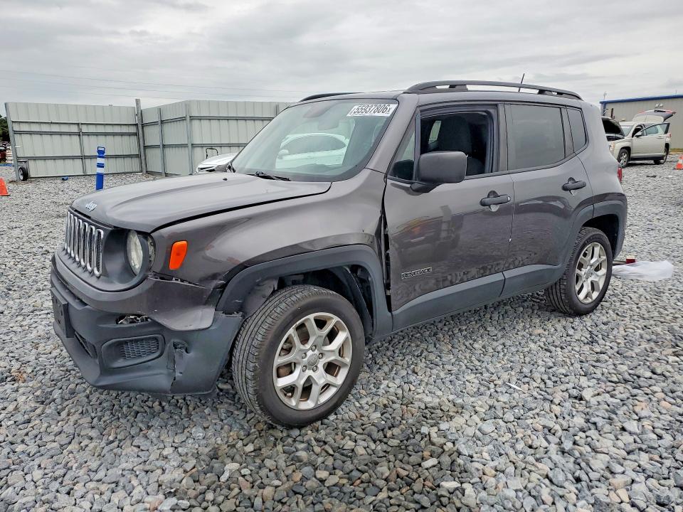 2018 Jeep Renegade მანქანა იყიდება აუქციონზე, vin: ZACCJBAB8JPJ22393, აუქციონის ნომერი: 55937806