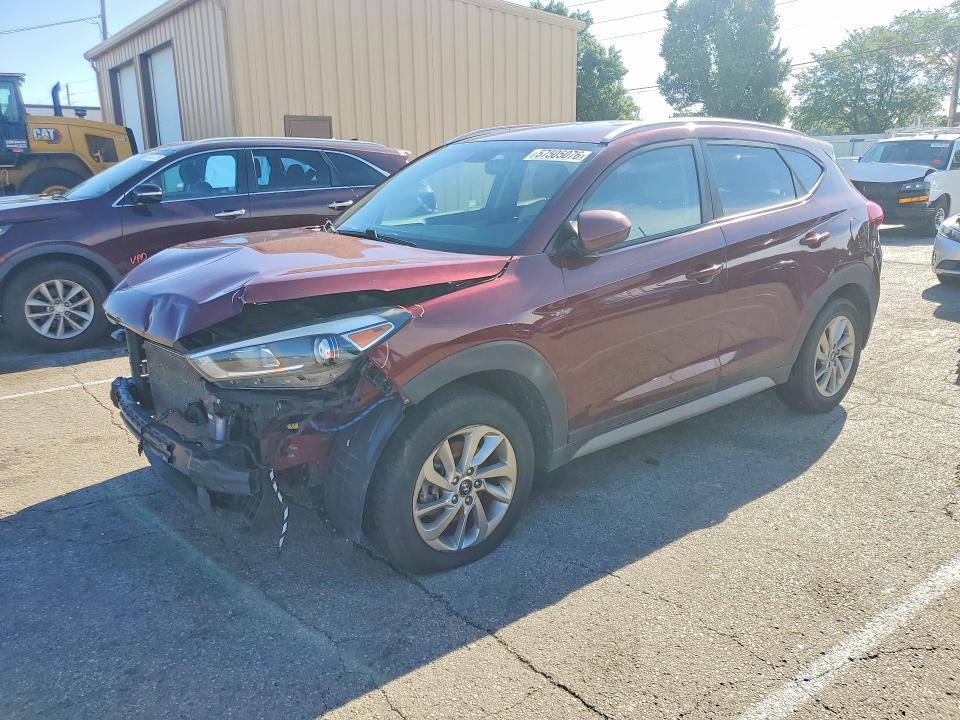 Продажа на аукционе авто 2018 Hyundai Tucson, vin: KM8J33A47JU663442, номер лота: 57505076