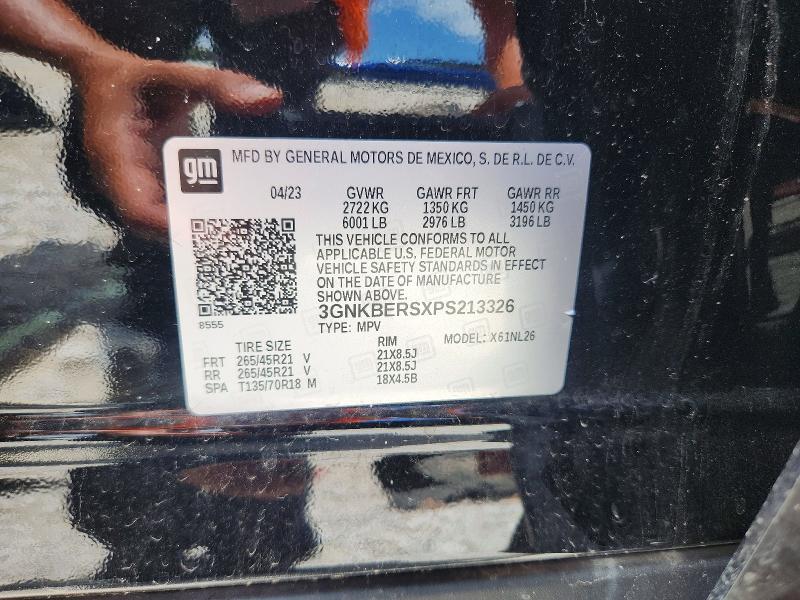 Aukcja sprzedaży 2023 Chevrolet Blazer, vin: 3GNKBERSXPS213326, numer aukcji: 57341656