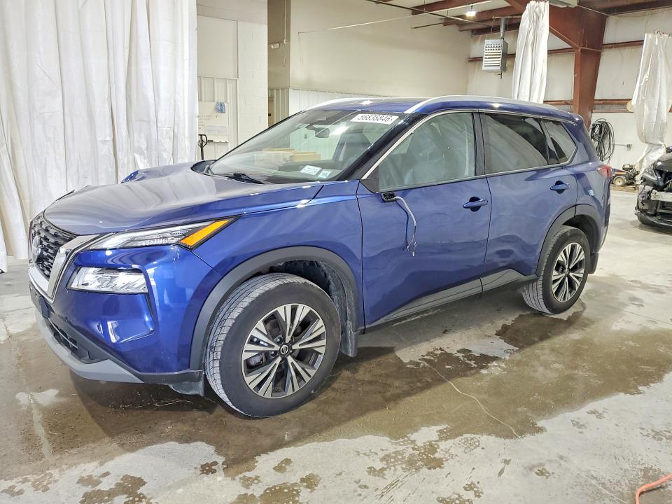 56838846 :رقم المزاد ، JN8AT3BB9MW237640 vin ، 2021 Nissan Rogue مزاد بيع