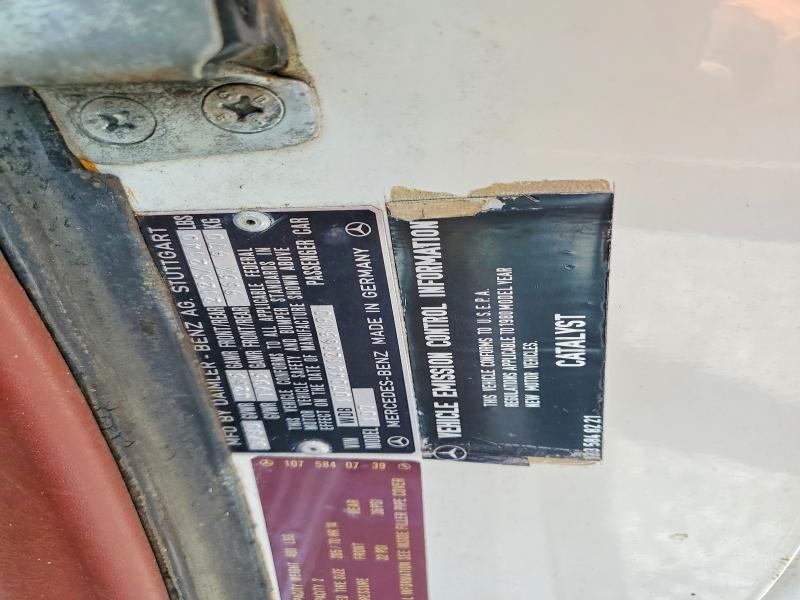 1980 Mercedes-benz 450 მანქანა იყიდება აუქციონზე, vin: 10704412063190, აუქციონის ნომერი: 57020786