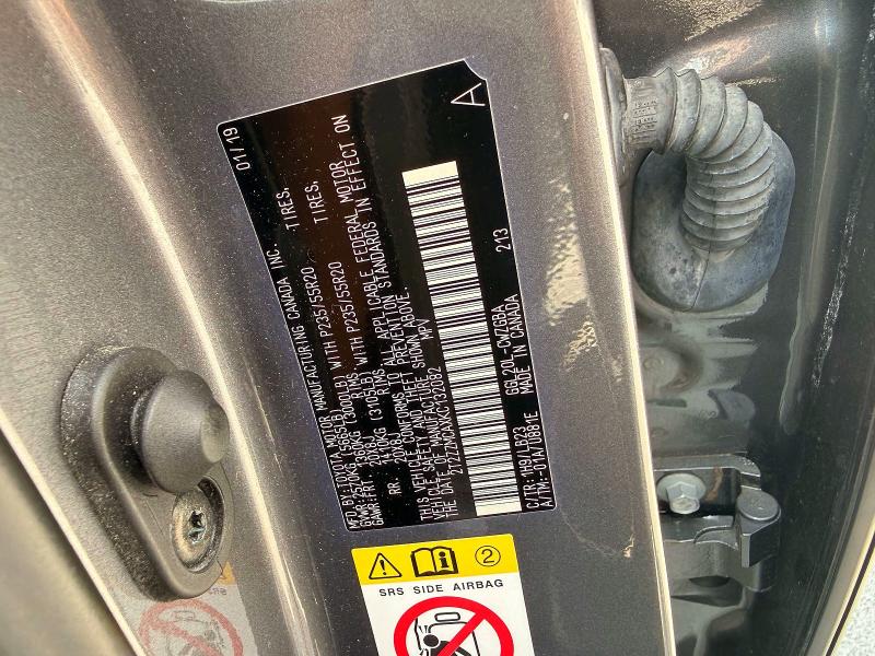 2019 Lexus Rx 350 მანქანა იყიდება აუქციონზე, vin: 2T2ZZMCAXKC132082, აუქციონის ნომერი: 85773435