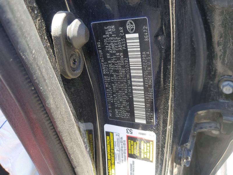 Aukcja sprzedaży 2021 Toyota Camry, vin: 4T1K61AK1MU550282, numer aukcji: 55754026