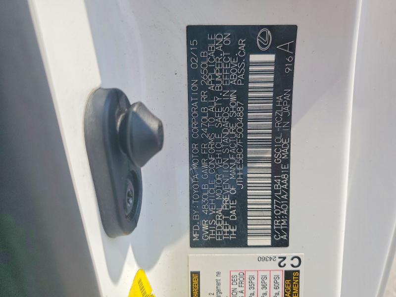 Продажа на аукционе авто 2015 Lexus Rc, vin: JTHHE5BC7F5004887, номер лота: 54417546