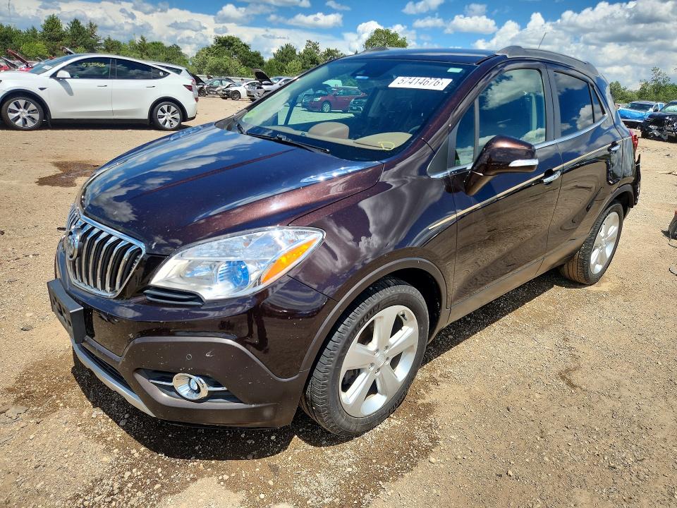 2015 Buick Encore მანქანა იყიდება აუქციონზე, vin: KL4CJDSBXFB036334, აუქციონის ნომერი: 57414676