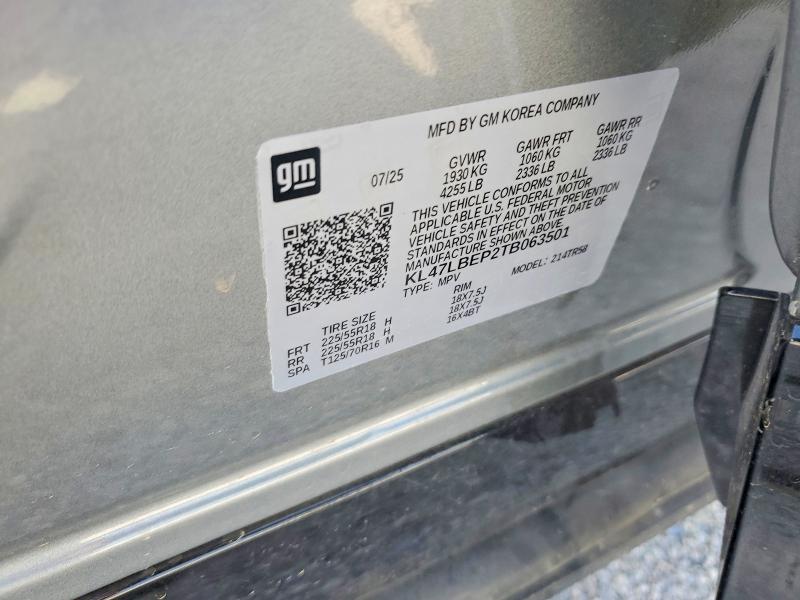 58391406 :رقم المزاد ، KL47LBEP2TB063501 vin ، 2026 Buick Envista مزاد بيع
